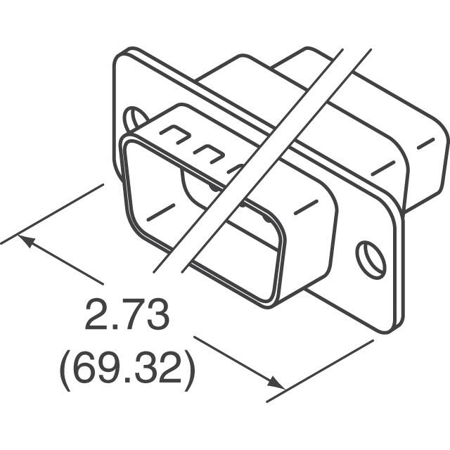 L177-RR-C-37-S Amphenol ICC (Commercial Products)  Alloggiamenti per connettori D-Sub a forma di D